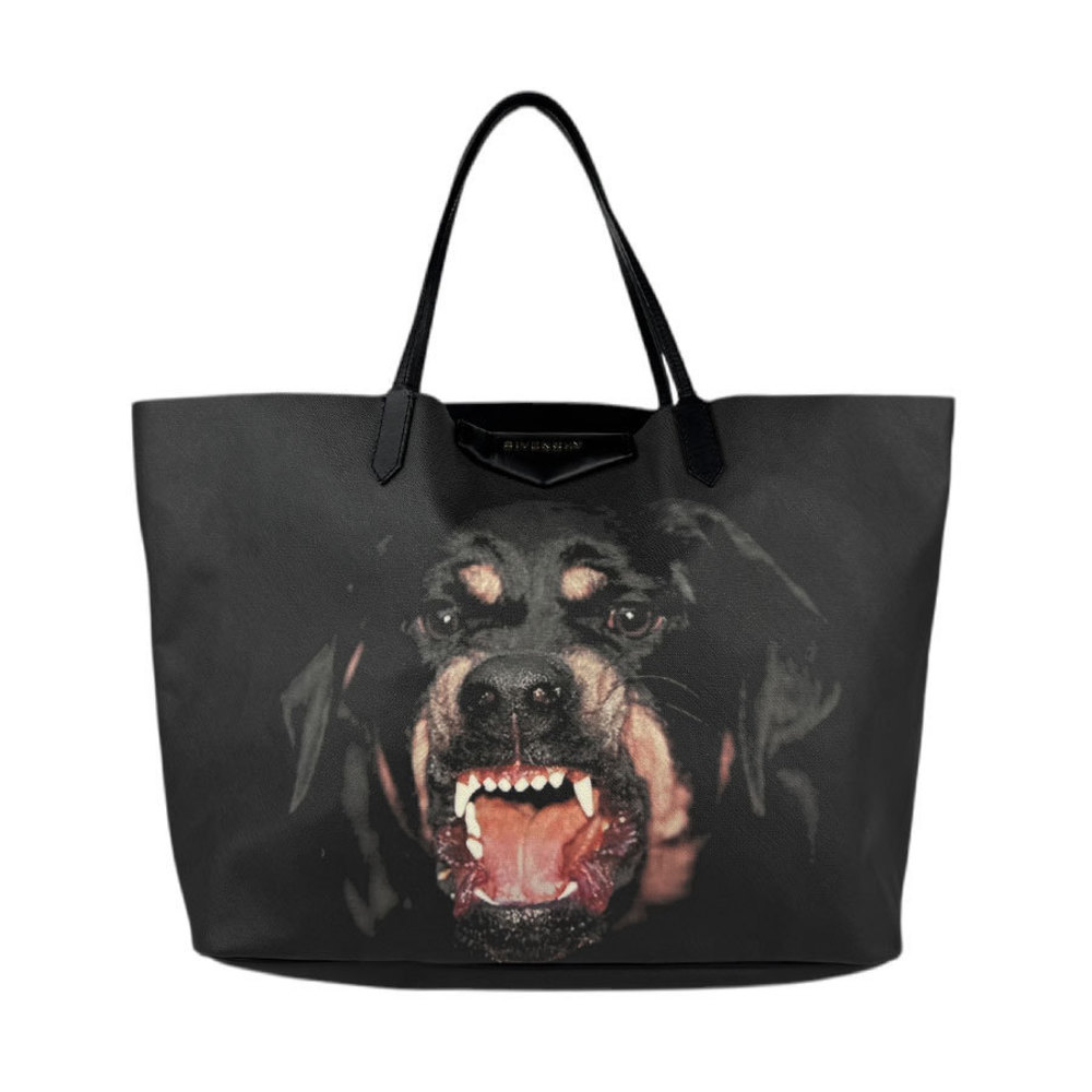 Givenchy Handbag Dog Leather Black
